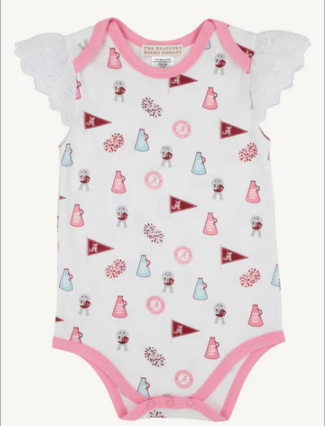 Alabama Wendy Onesie-Eyelet Sleeves