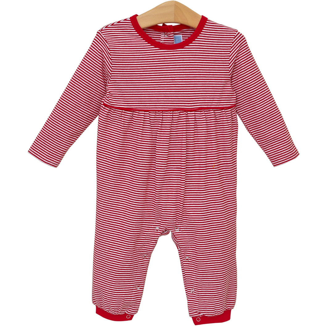 Bennett Romper- Red
