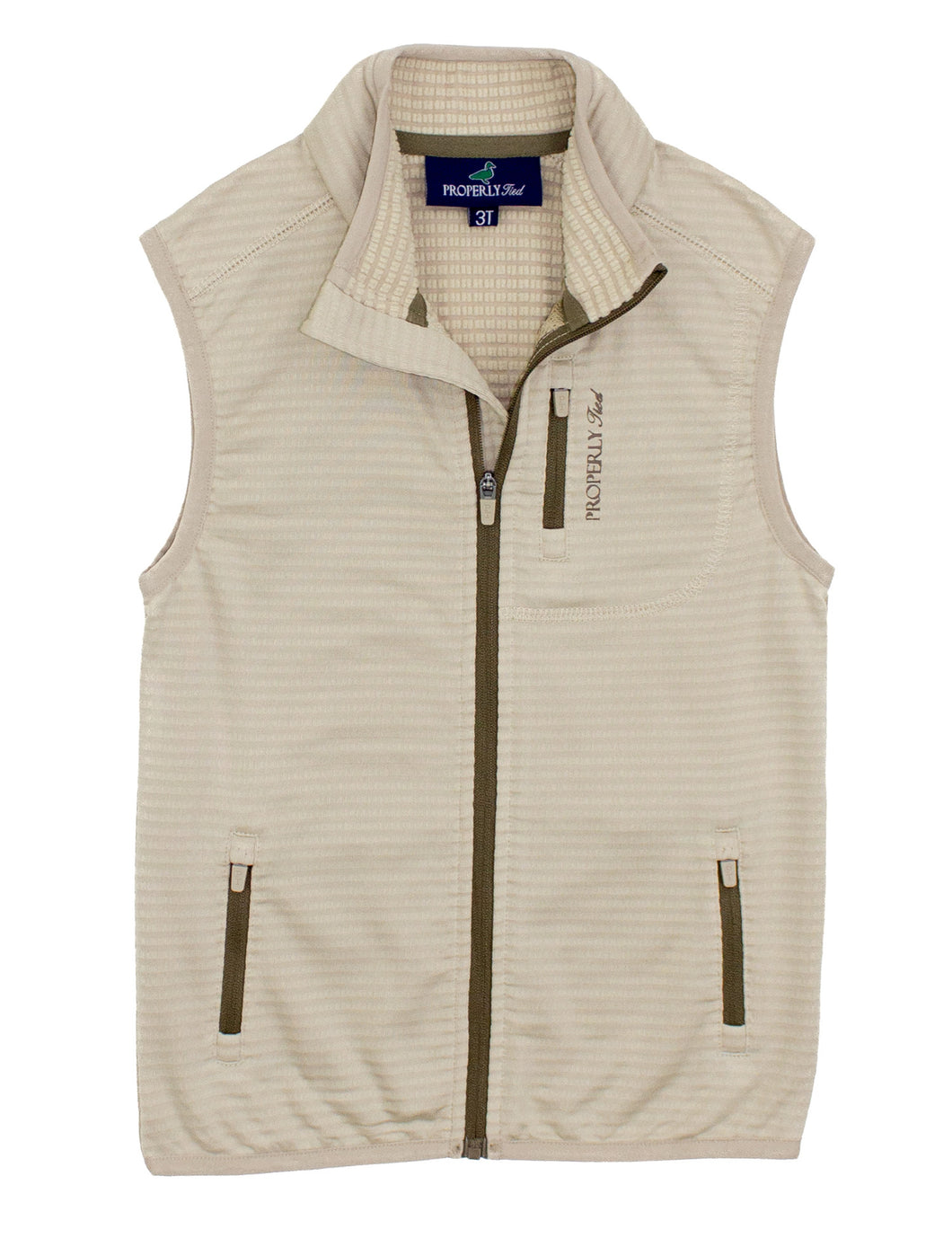 Boys Fairhope Vest- Khaki