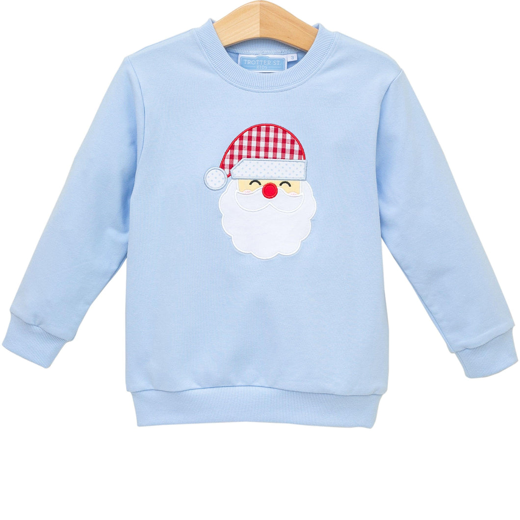 Santa Pullover- Blue
