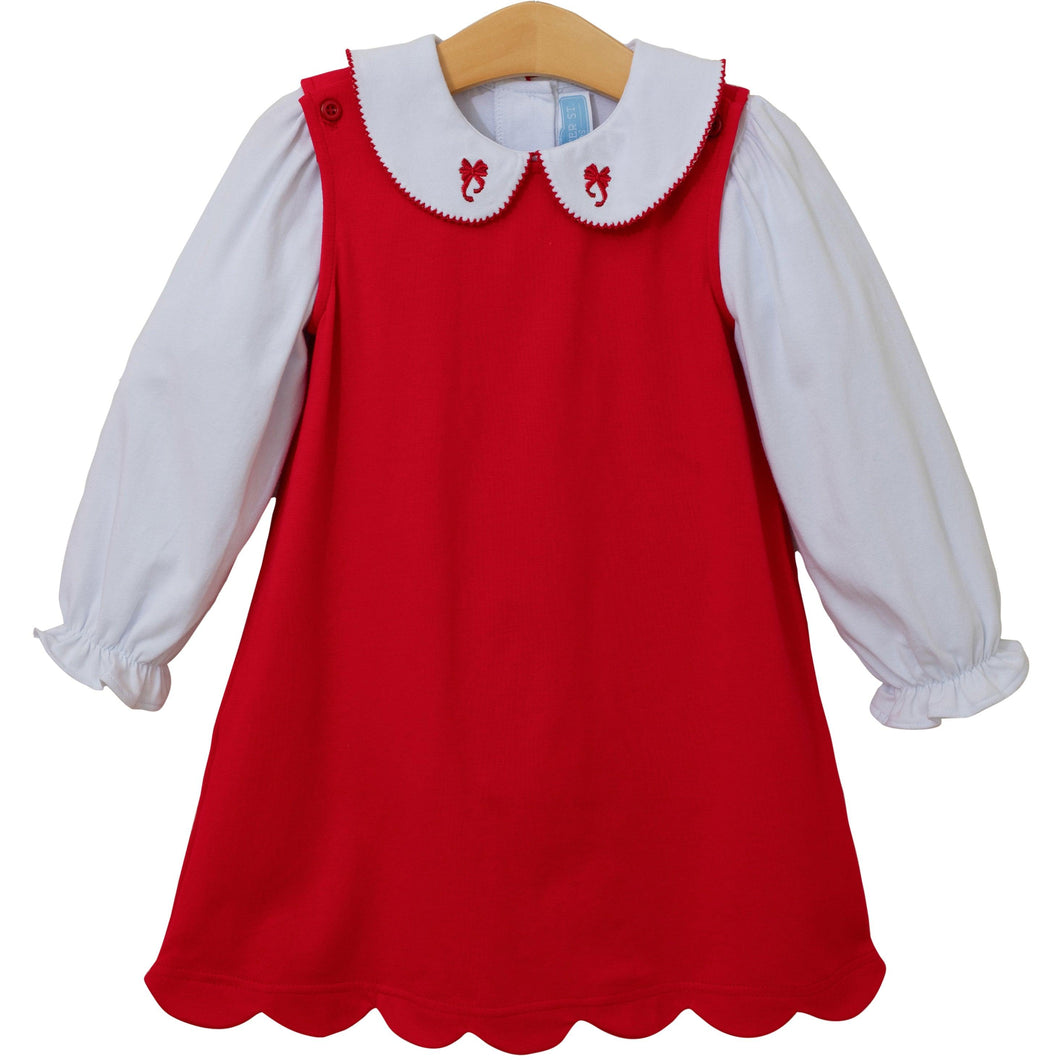 Holiday Bow Dress Set