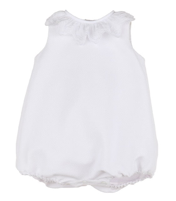 Ruffle Bubble - White