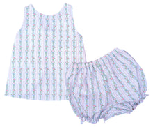 Load image into Gallery viewer, PRE-SALE Kinley Bloomer Set-Floral Stripe
