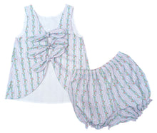 Load image into Gallery viewer, PRE-SALE Kinley Bloomer Set-Floral Stripe

