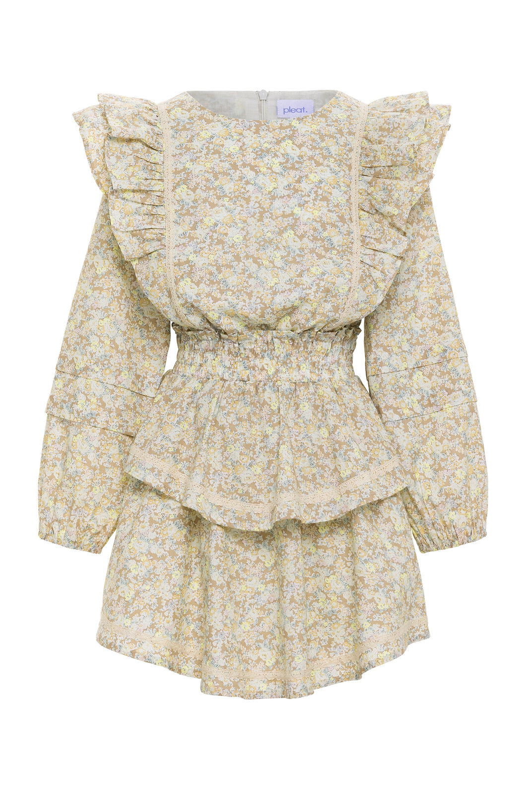 Tate Dress- Icy Floral w/ Lace