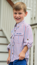 Load image into Gallery viewer, Founders Fishing Shirt - Americana Plaid
