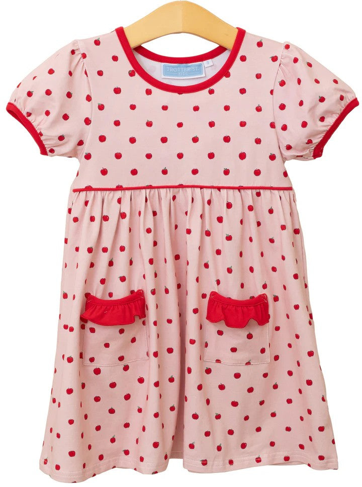 Apple Print Dress