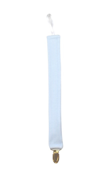 Legacy Paci Clip - Mini Gingham