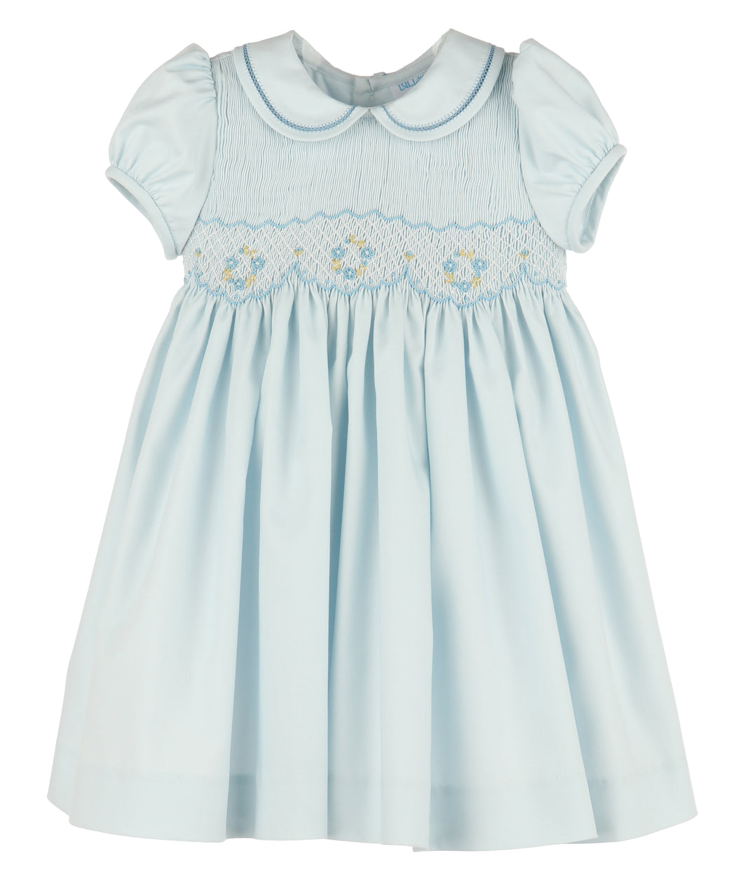 Classic Full Smock Dress-Blue