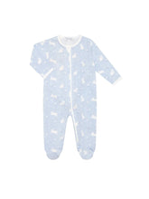 Load image into Gallery viewer, Bunny Cotton Zipper Footie
