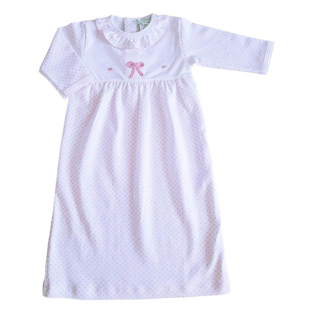 Bows Crotchet Baby Girl Daygown