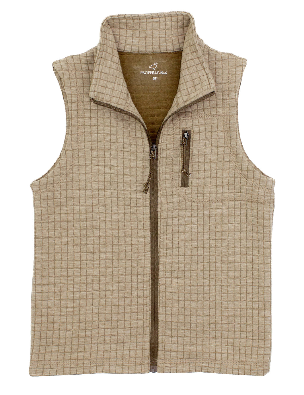 Boys Delta Vest- White Oak