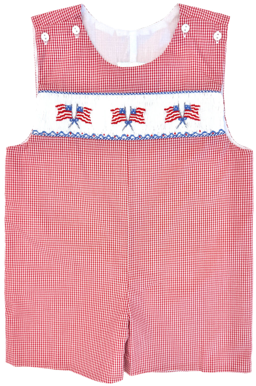 Flag Smocked Jon Jon