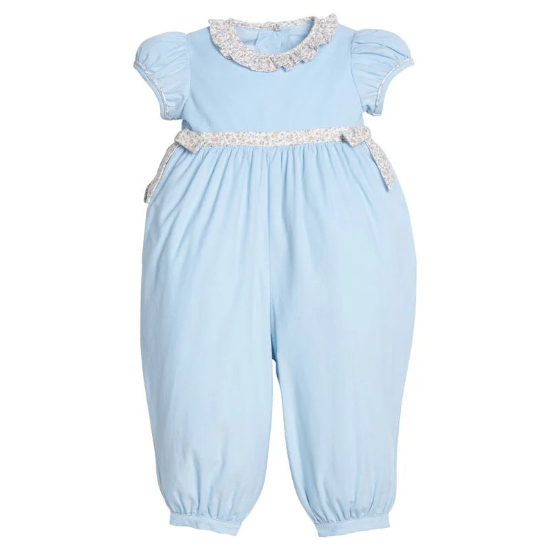 Caroline Bow Romper- Winthrop Floral