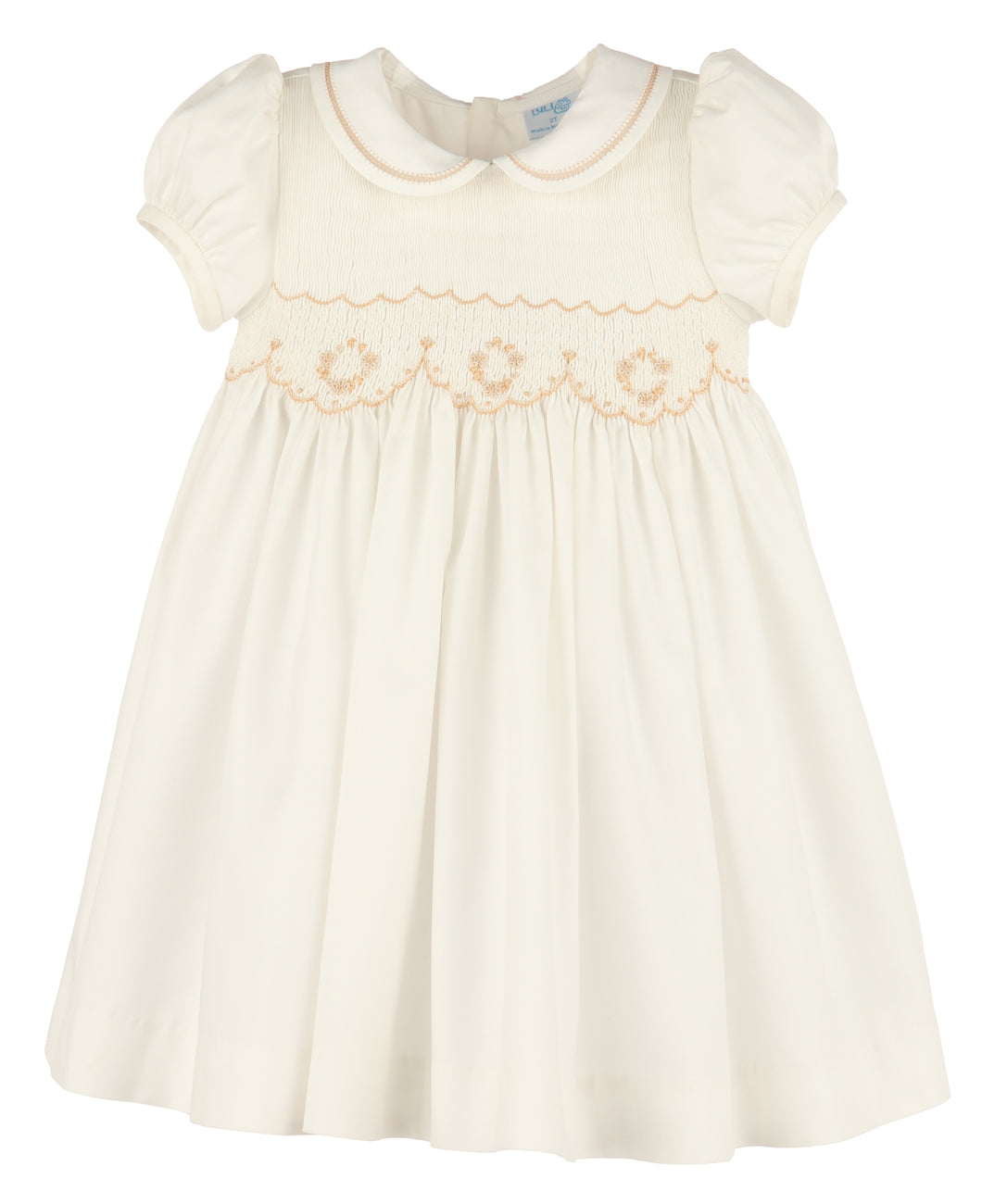 Classic Full Smock Dress- Ivory
