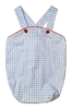 Cross Back Bubble- Patriotic Plaid