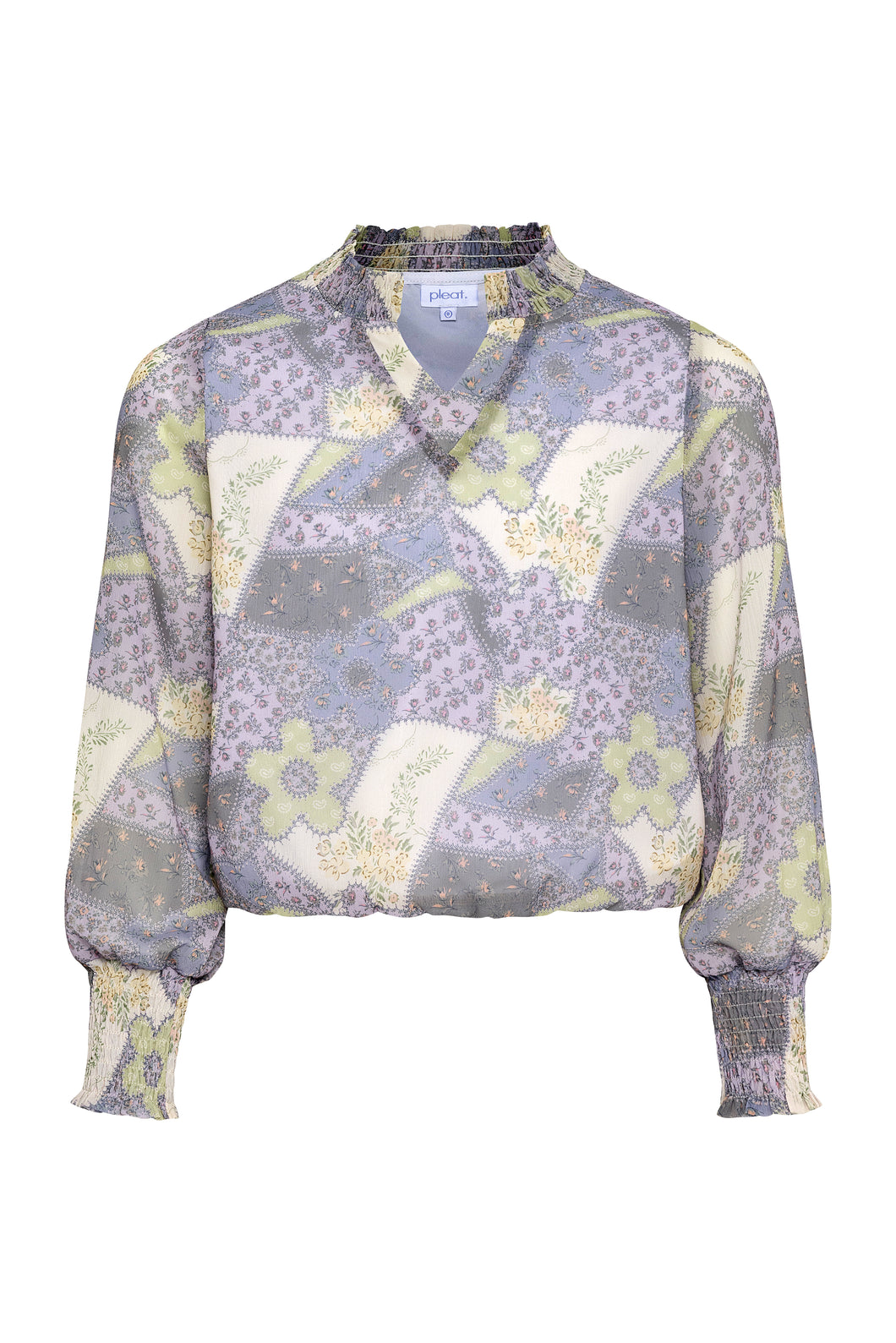 Elizabeth Top-Purple Patch