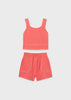Girl Shorts & Top Set- Flamingo