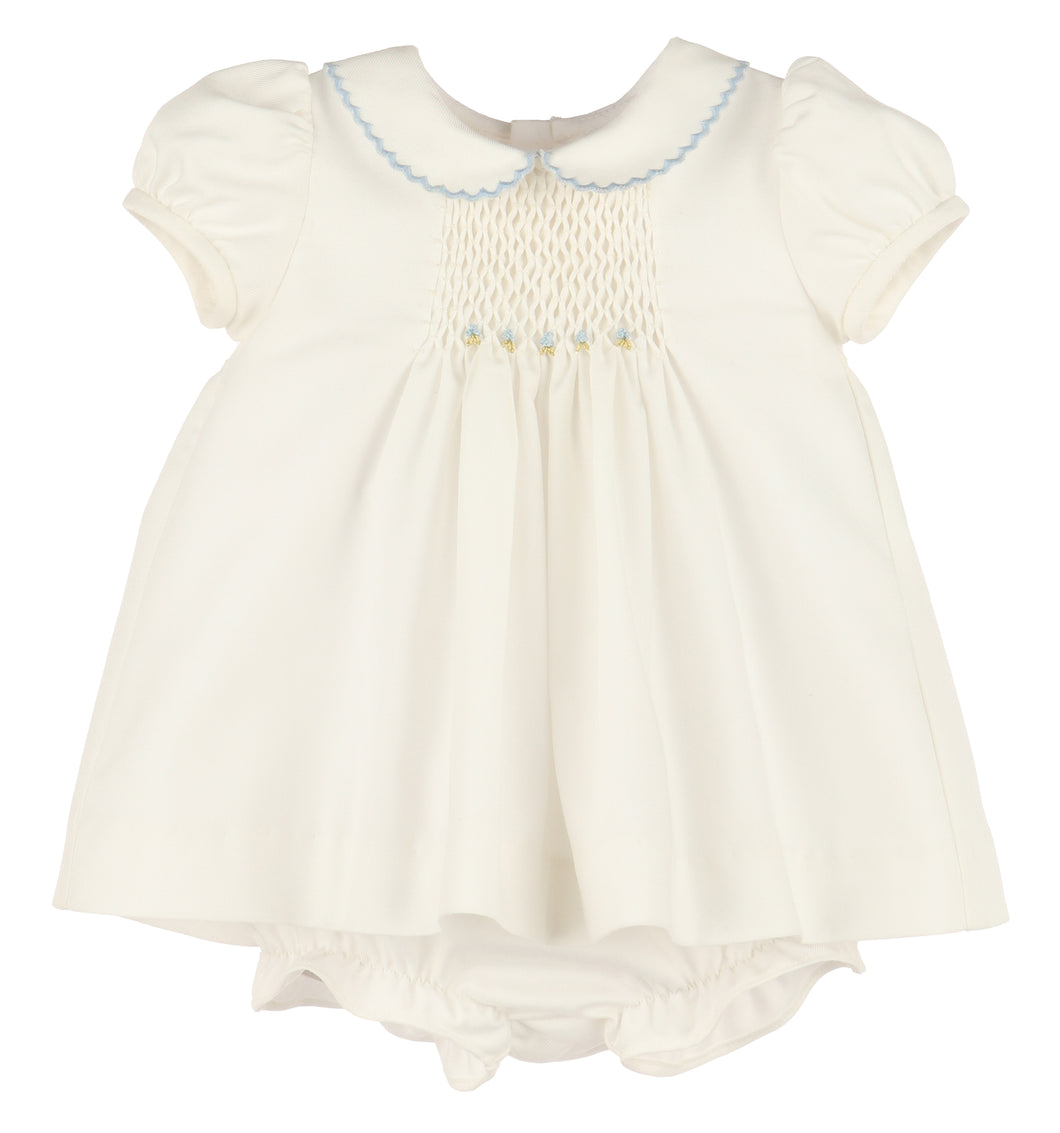 Honeycomb Smock Dress