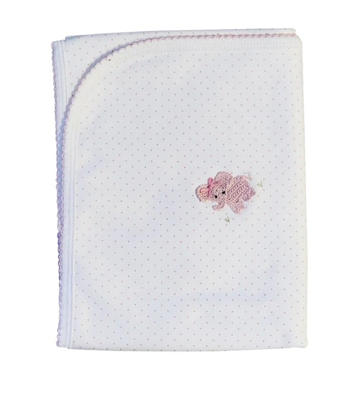 Elephant Pima Cotton Blanket