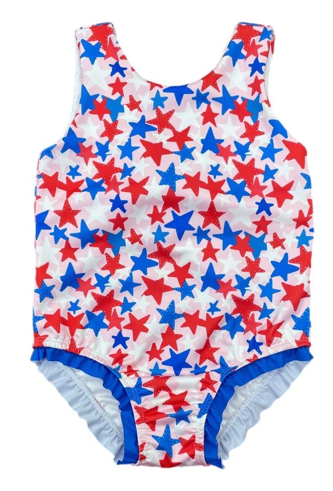 Lottie One Piece Swim Patriotic Stars