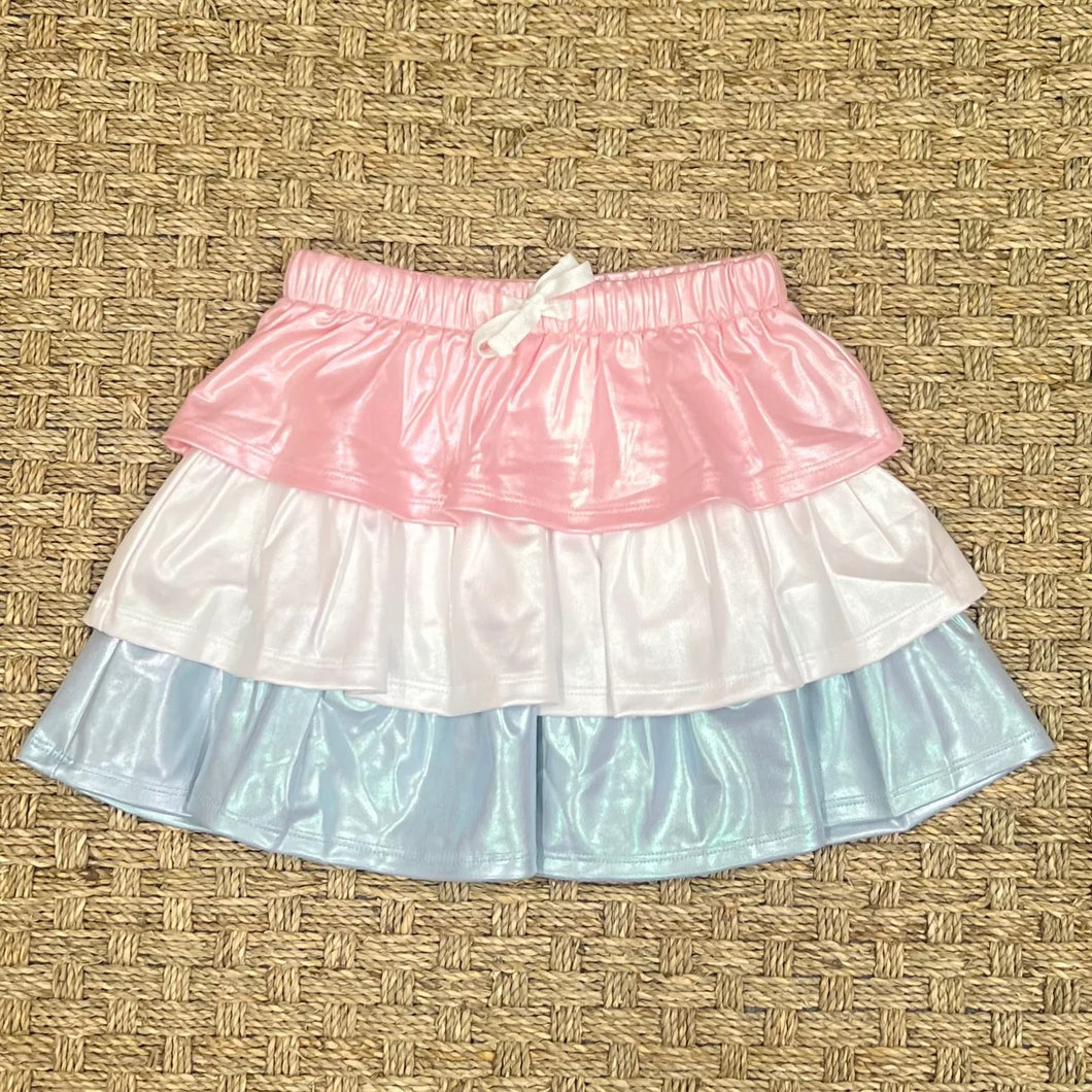 Metallic 3 Tier Skirt