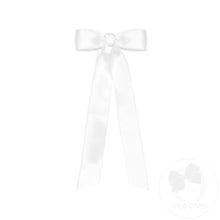 Load image into Gallery viewer, Mini French Satin Bow w/ Tails
