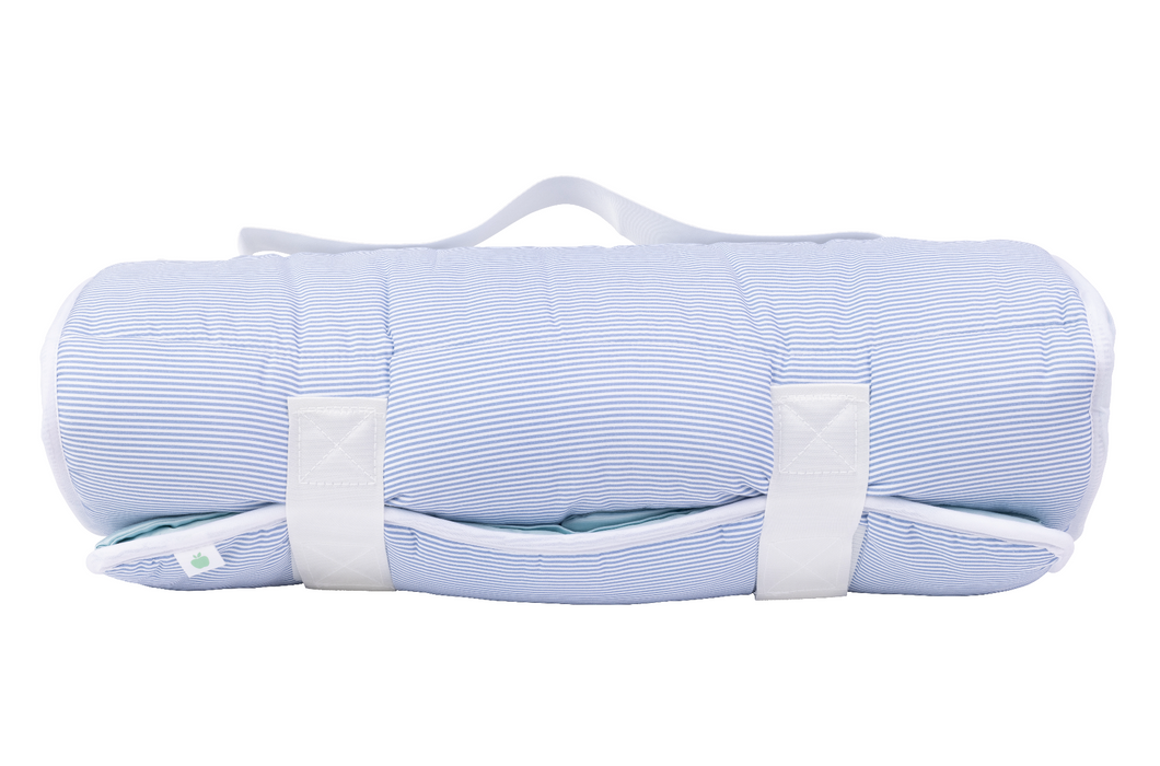The Nap Mat- Navy Mini Stripe