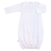 Load image into Gallery viewer, Pima Overlap Shoulder Gown- Gingahm
