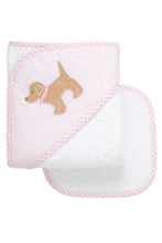 Load image into Gallery viewer, Hooded Towel and Washcloth Set
