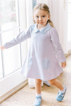 Load image into Gallery viewer, Pink Stripe Scallop Dress
