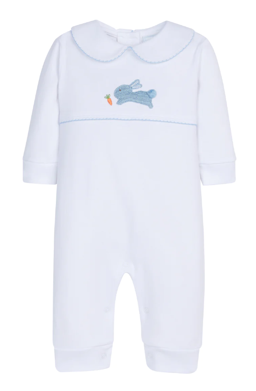 Crochet Playsuit - Blue Bunny