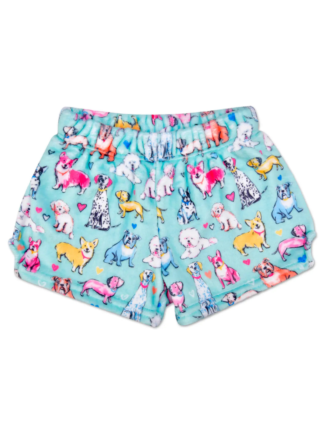 Preppy Pups Plush Shorts