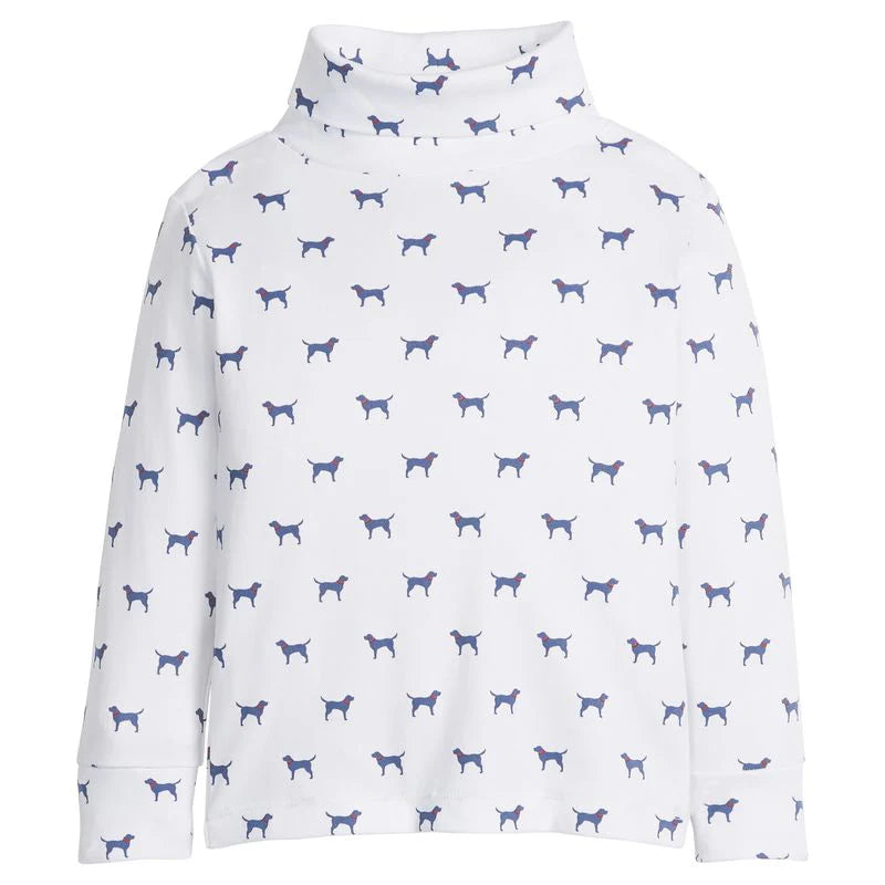 Printed Turtleneck- Navy Labs