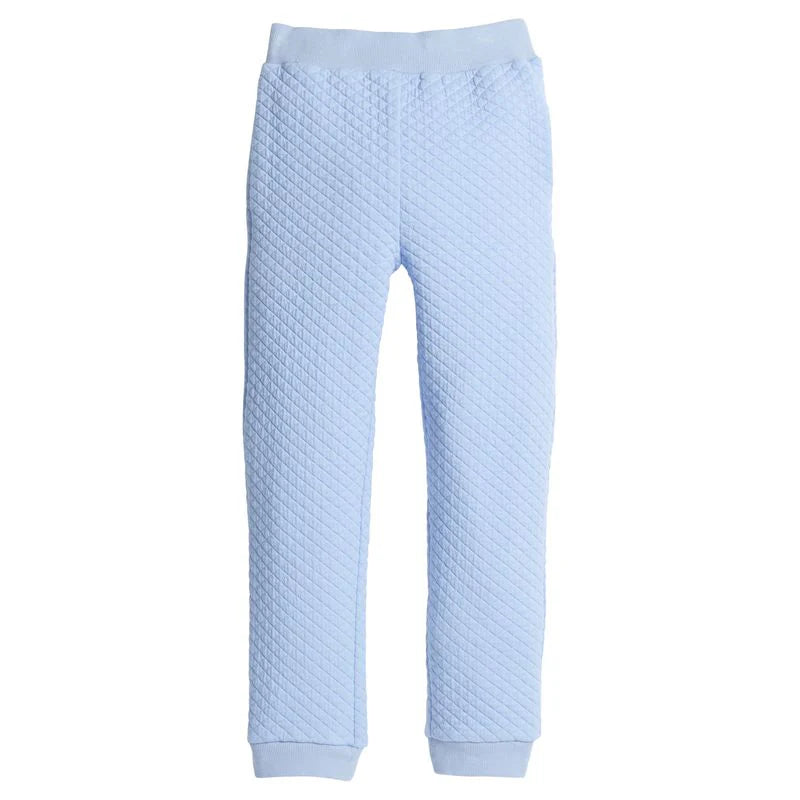Classic Quilted Jogger- Light Blue
