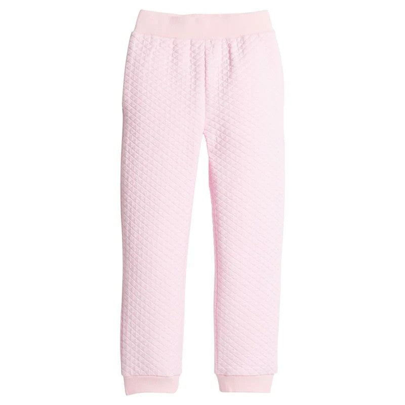 Classic Quilted Jogger- Light Pink