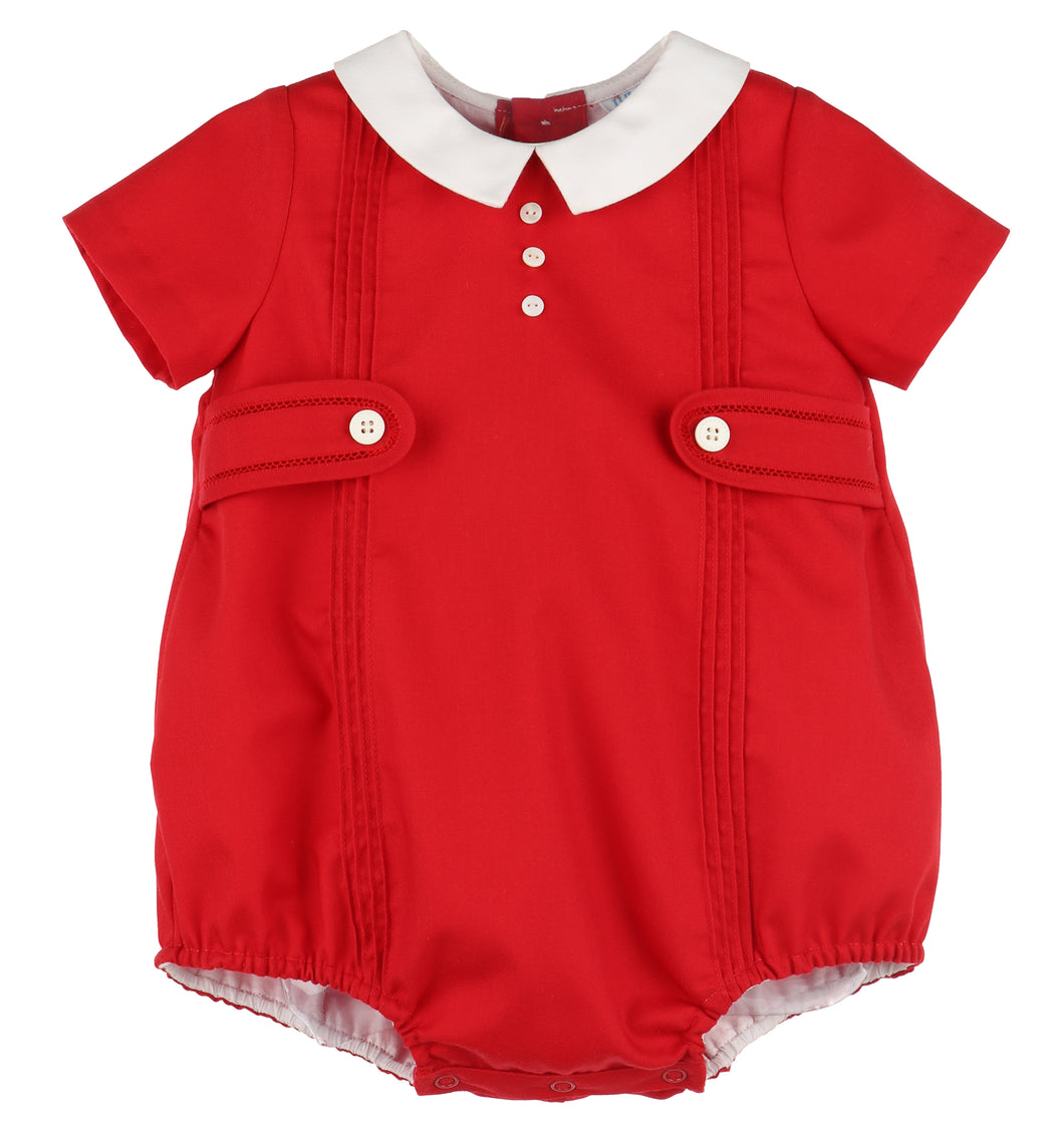 Classic Tabs Boy Bubble- Red