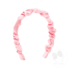 Load image into Gallery viewer, Crepe Satin Ruffled Headband
