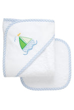 Load image into Gallery viewer, Hooded Towel and Washcloth Set
