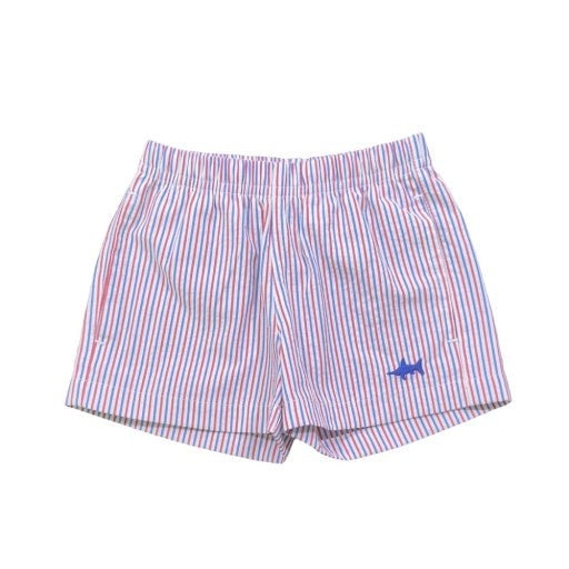 Napels Seersucker Short- Patriotic