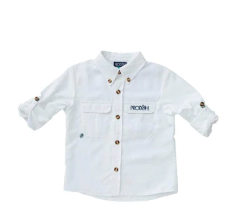 Founders Fishing Shirt - White
