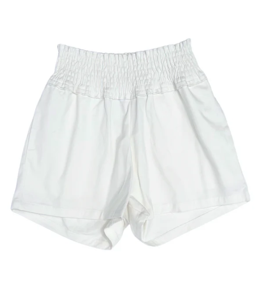 Chloe Shorts White Twill