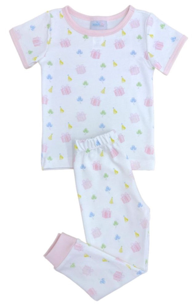 Two Piece Birthday Pajamas - Girl