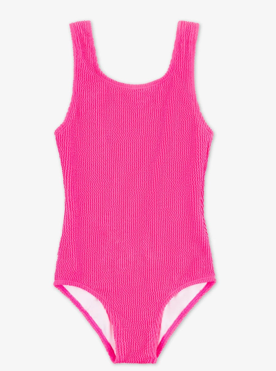 MAEVE- Square neck one piece, crinkle texture fabric